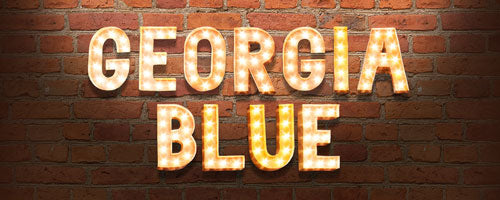 Georgia Blue Retro Header for Mobile